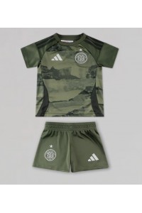 Fotbalové Dres Celtic Dětské Třetí Oblečení 2024-25 Krátký Rukáv (+ trenýrky)